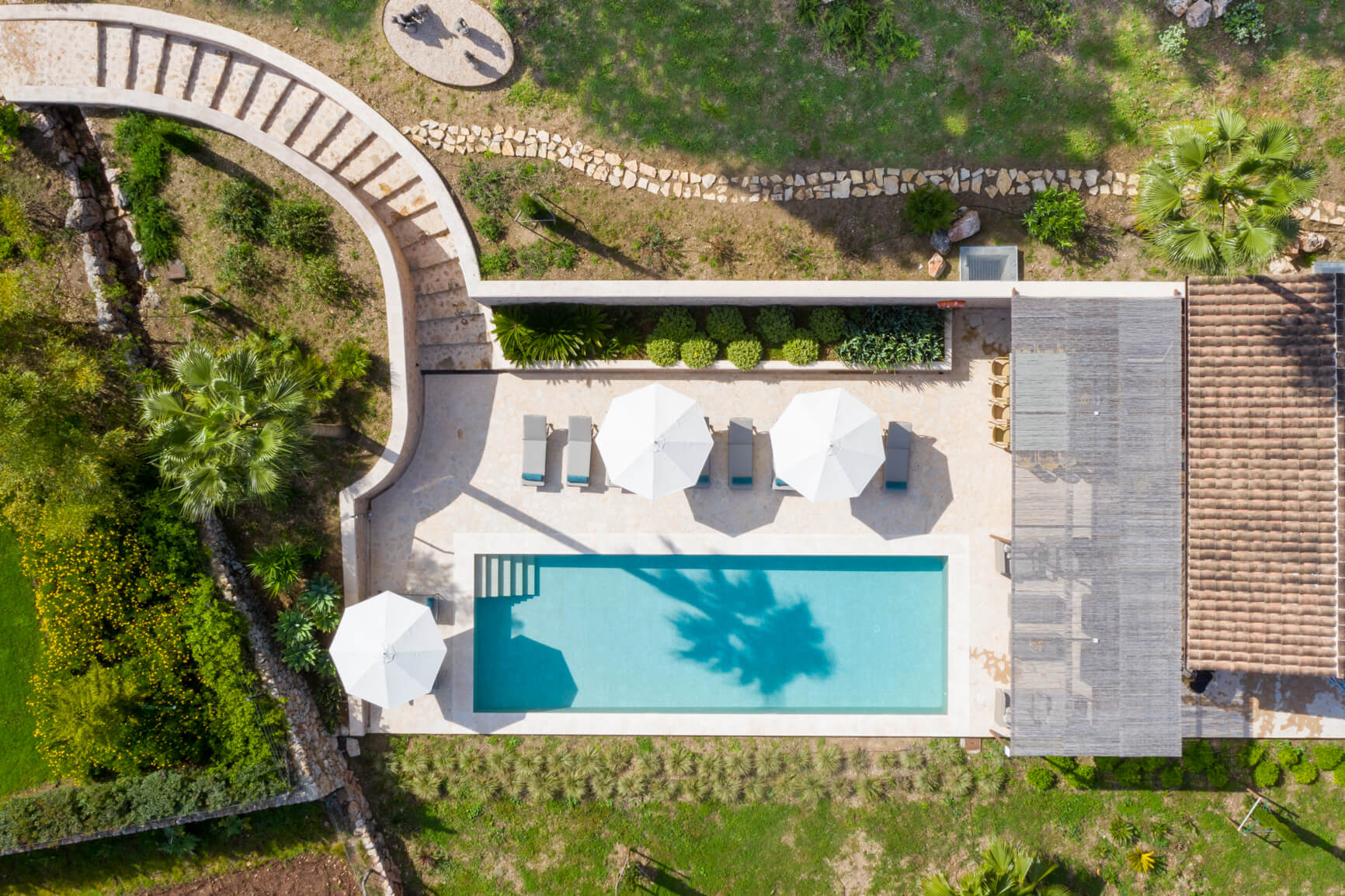 Pool of the Villa Can Guillem Bet