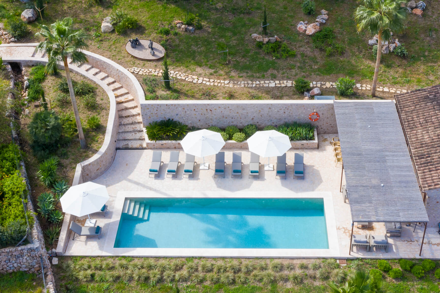 Pool of the Villa Can Guillem Bet