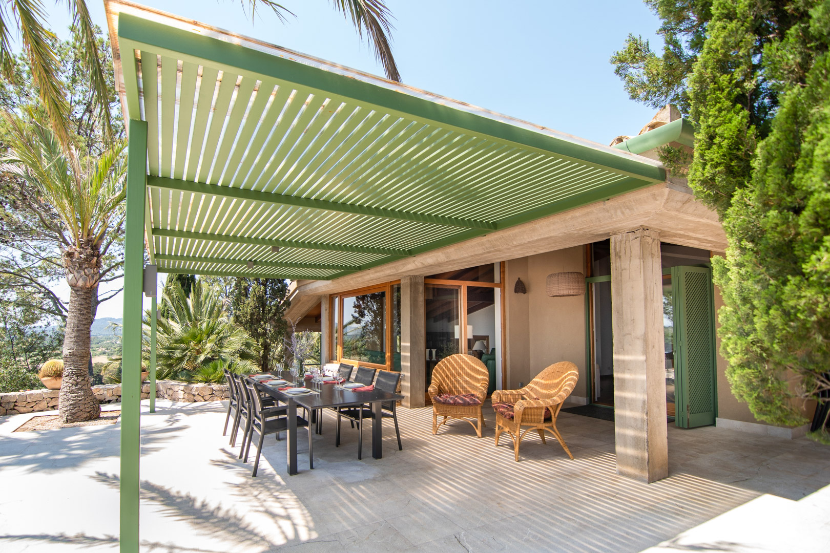 Terrace of Villa Can Seixanta