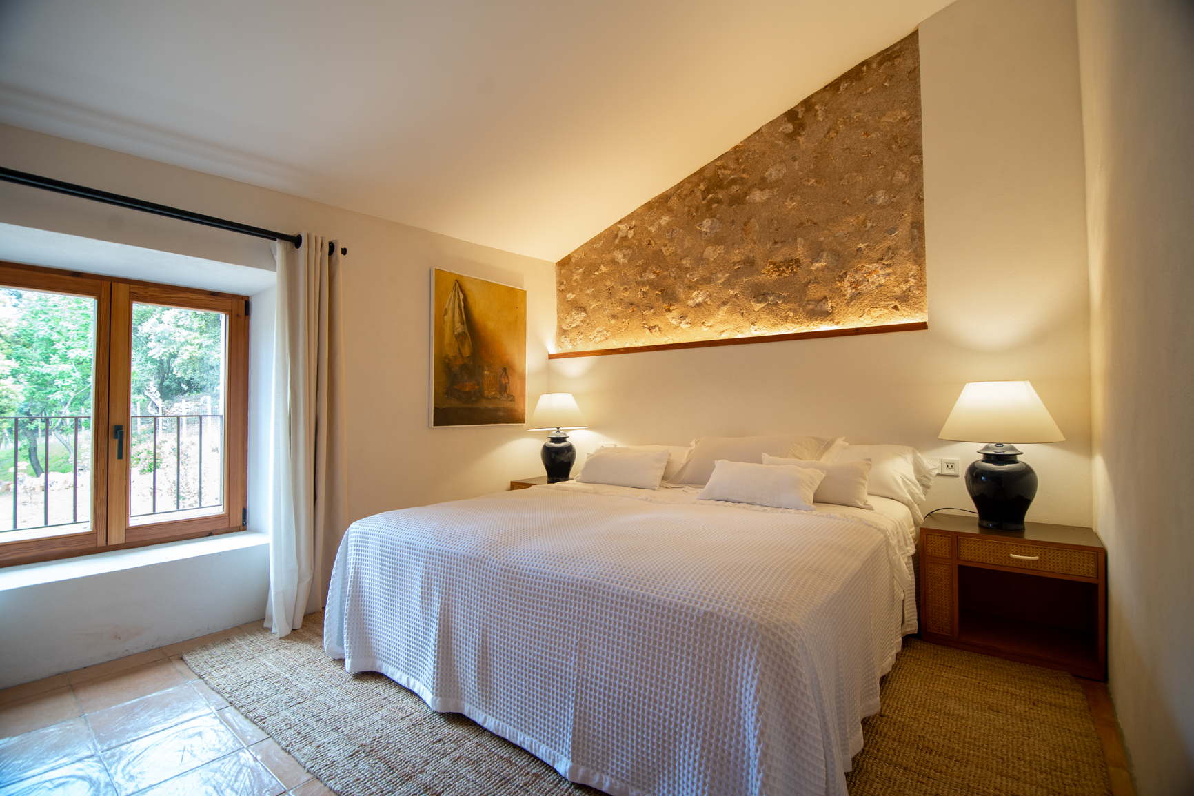 Bedroom of Villa Can Guillem Bet